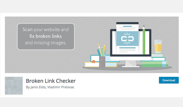 Broken Link Checker giúp bạn nhận biết các liên kết hỏng và dễ dàng xóa, chỉnh sửa