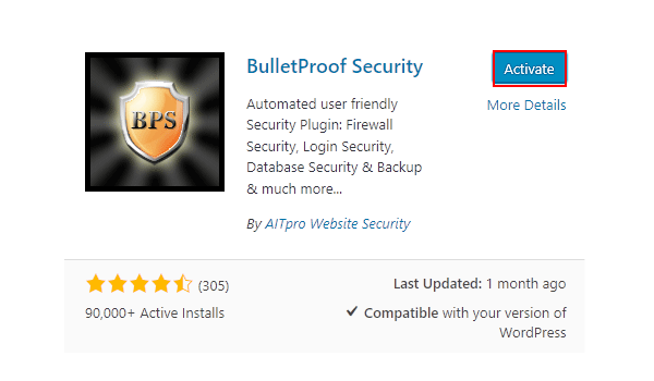 BulletProof sở hữu nhiều tính năng bảo mật đa dạng